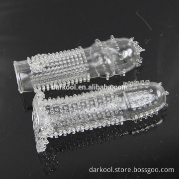 L003/Pleasure sex toy for men crystal cock ringl penis sleeve